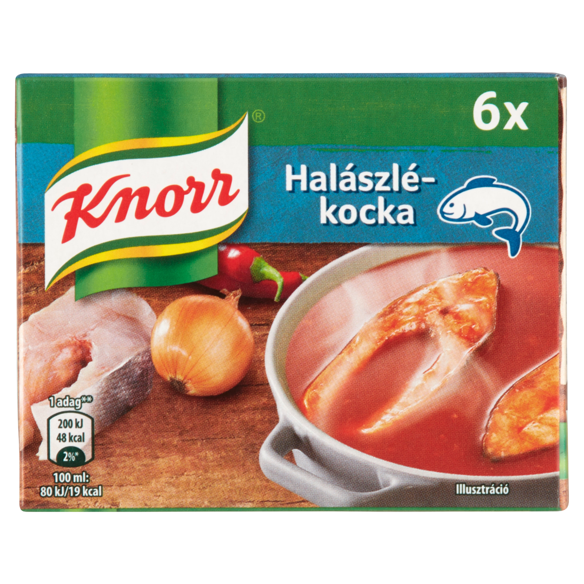 Knorr kocka 60 g Halászlé